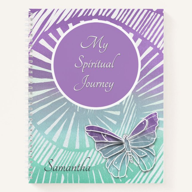 Mon bloc-notes de journal spirituel (Devant)