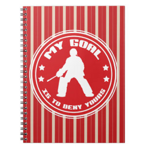 Mon but, Carnet de hockey sur gazon (rouge)