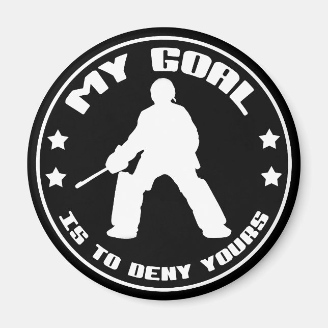 Mon but, Magnet de gardien de but de hockey sur ga (Devant)
