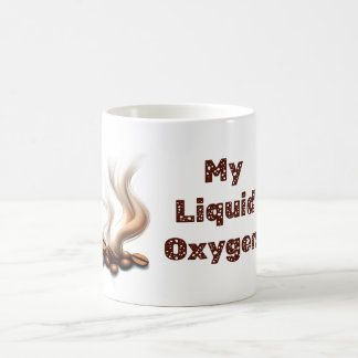 Mon café en oxygène liquide Mug