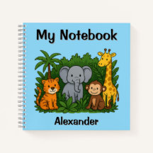 Mon cahier d'aventure dans la jungle – Enfants Per