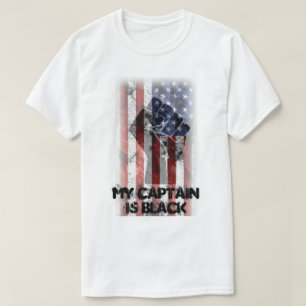 Mon capitaine est un T-shirt noir