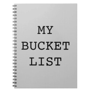 Mon carnet de liste de seau