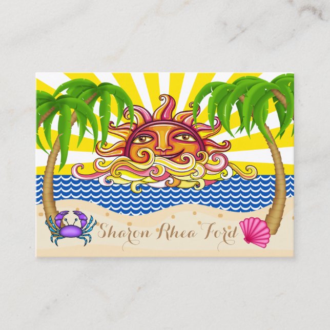 MON Carte de visite Ocean Beach (Devant)