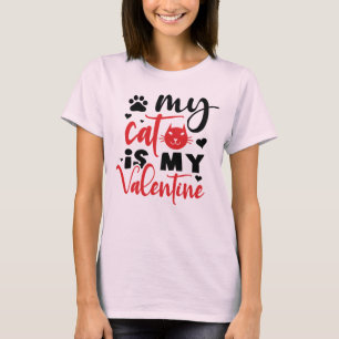 Mon chat est Mon T-shirt Saint Valentin