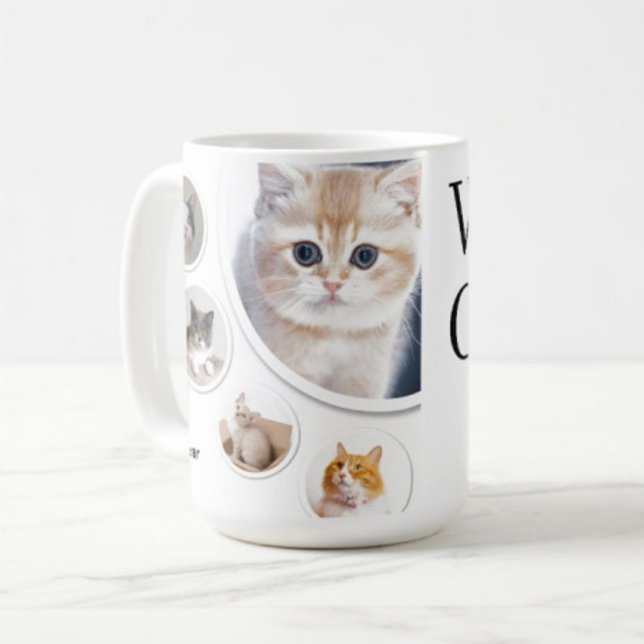 'Mon Cher Chat' Moderne | Café Mug | (Créateur téléchargé)
