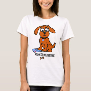 Mon chien a fait mon T-shirt de travail
