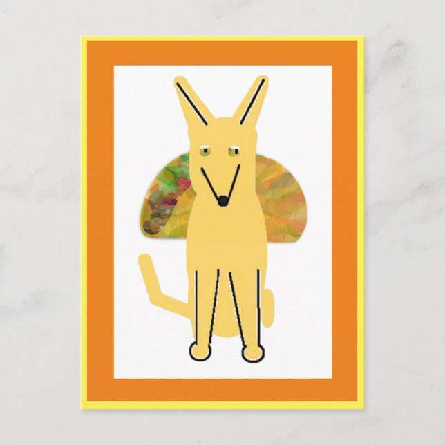 Mon chien Buddy et Taco, carte postale (Devant)