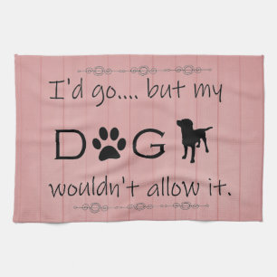 Mon chien ne voulait pas lui permettre serviette d