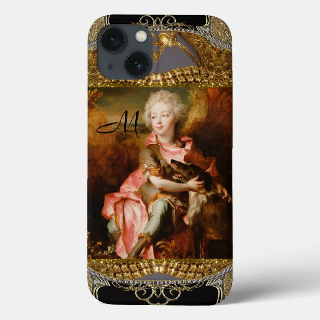 Mon Chien Préféré Monogram Case-Mate iPhone Case (Back)