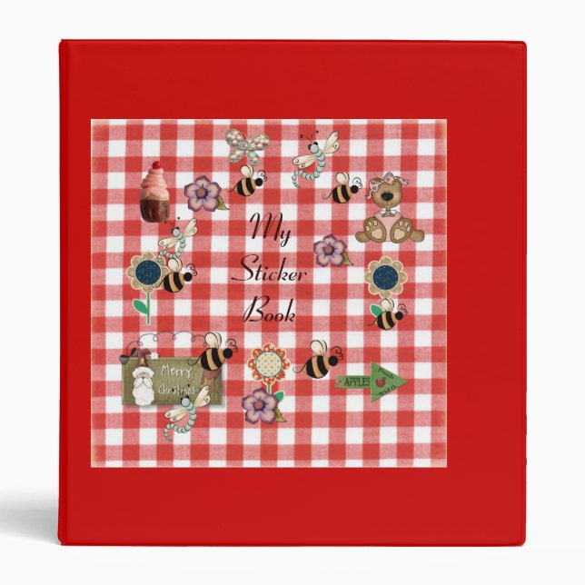 Mon classeur d'autocollant (Devant)