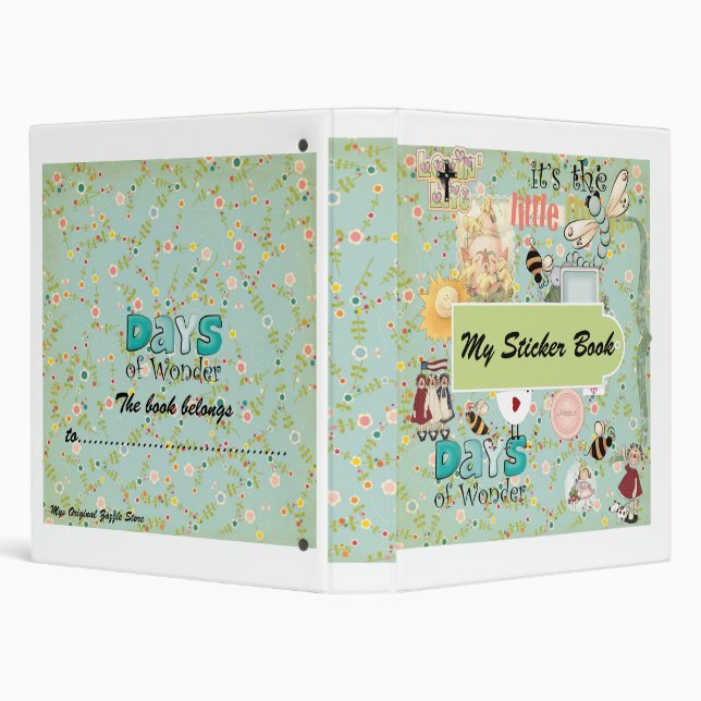 Mon classeur de livre à collants (Arrière-plan)