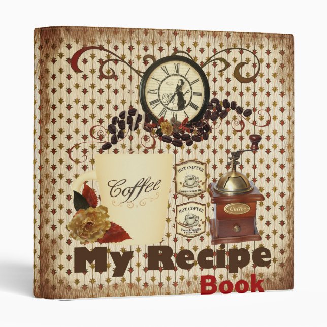 mon classeur de livre de recette (Devant/Côté)