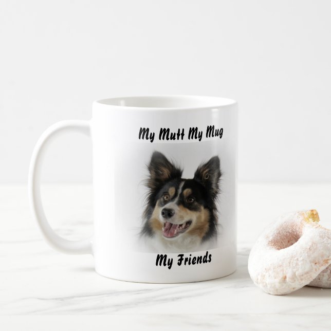 Mon clébard ma tasse mes amis. (Avec donut)