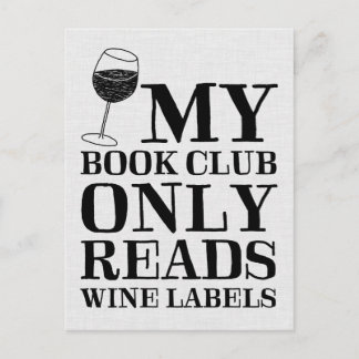 Mon Club Livre Ne Lit Que La Carte Postale Étiquet
