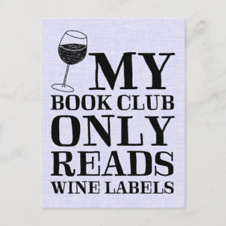 Mon Club Livre Ne Lit Que La Carte Postale Étiquet