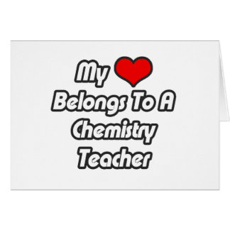 Mon Coeur Appartient À Un Enseignant En Chimie