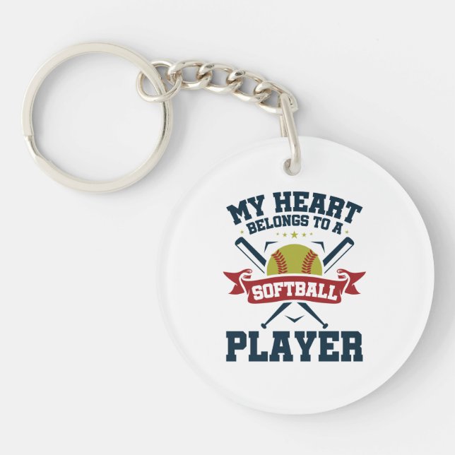 Mon coeur appartient à un joueur de softball (Devant)