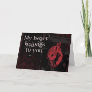 Mon coeur appartient à vous carte