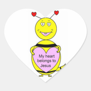 Mon coeur appartient aux autocollants de Jésus