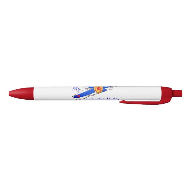 Mon coeur est la vallée Nouvelle-Écosse stylo roug (Bas)