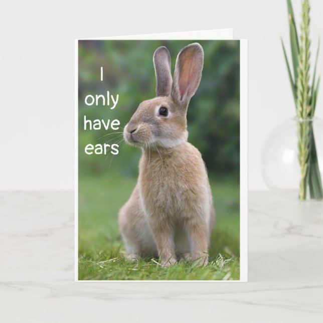 **MON COEUR VOUS APPARTIENT** CARTE DE PÂQUES (Devant)