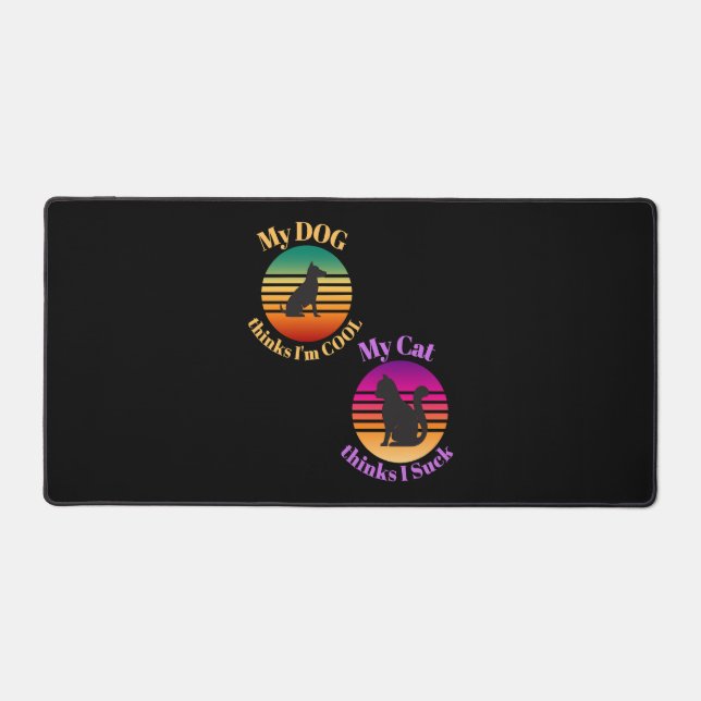 Mon Cool Pense Mon Chien Chat Pense Que J'Ai Chaud (Recto)