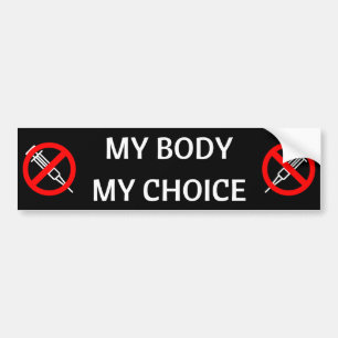 Mon corps Mon choix Sticker de pare-chocs
