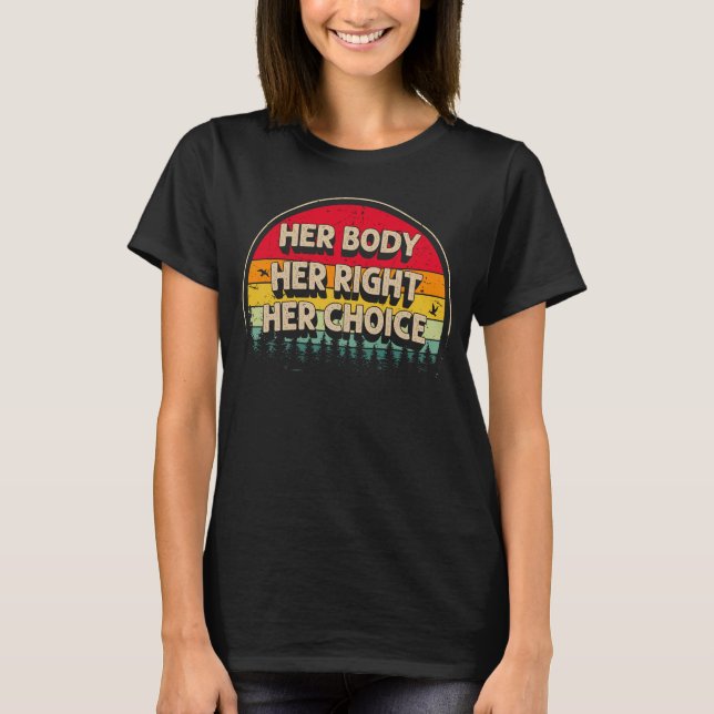 Mon corps Mon choix T-shirt (Devant)