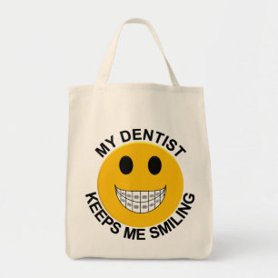 Mon dentiste me garde des visages souriants - Sac 