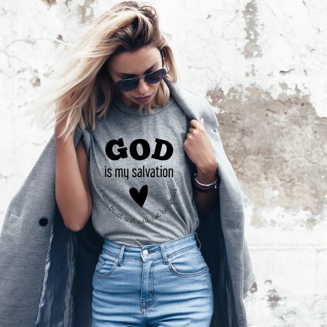 Mon Dieu est le T-shirt des femmes du salut (Créateur téléchargé)