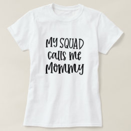 Mon équipe m'appelle t-shirt maman drôle maman mam