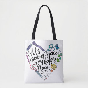 Mon espace de couture est mon sac fourre-tout