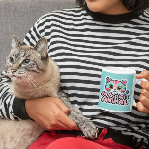 Mon Esprit Animal Chat Mug