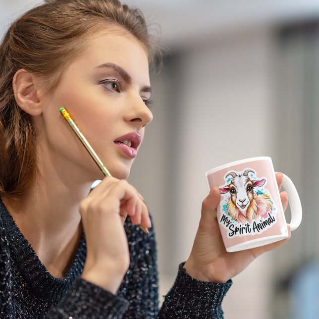 Mon Esprit Animal Chèvre Mug (This adorable, "my spirit animal" goat mug would make a great gift for someone special! )