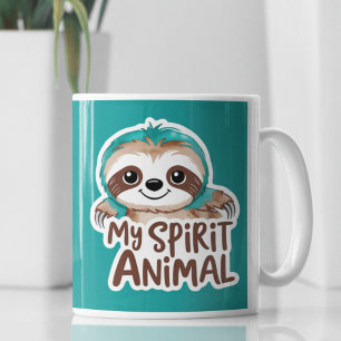 Mon esprit animal Sloth Mug