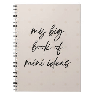 "Mon grand livre de mini-ides"