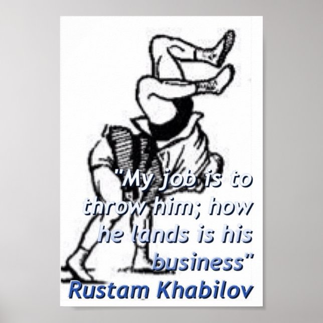 Mon job est to throw him poster (Devant)