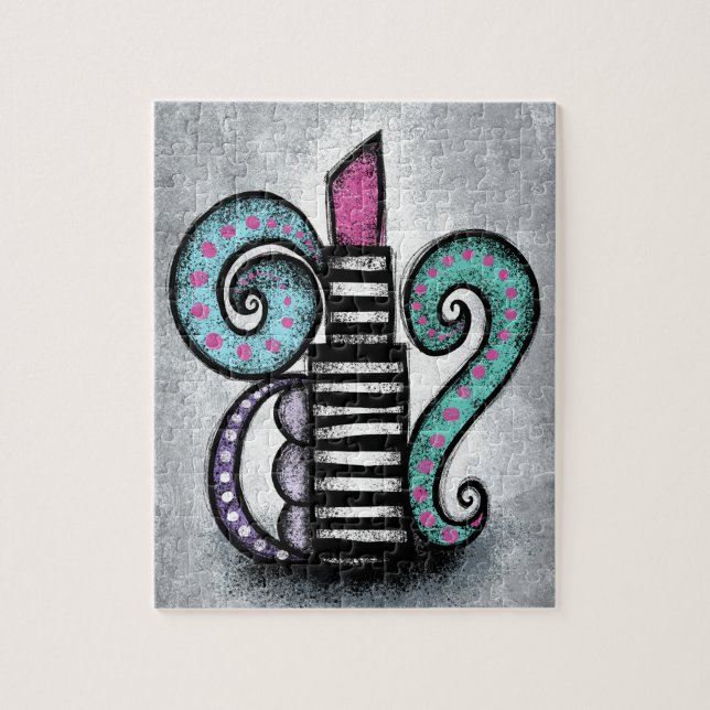 Mon jolie bâton rose à lèvres Jigsaw Puzzle (Vertical)