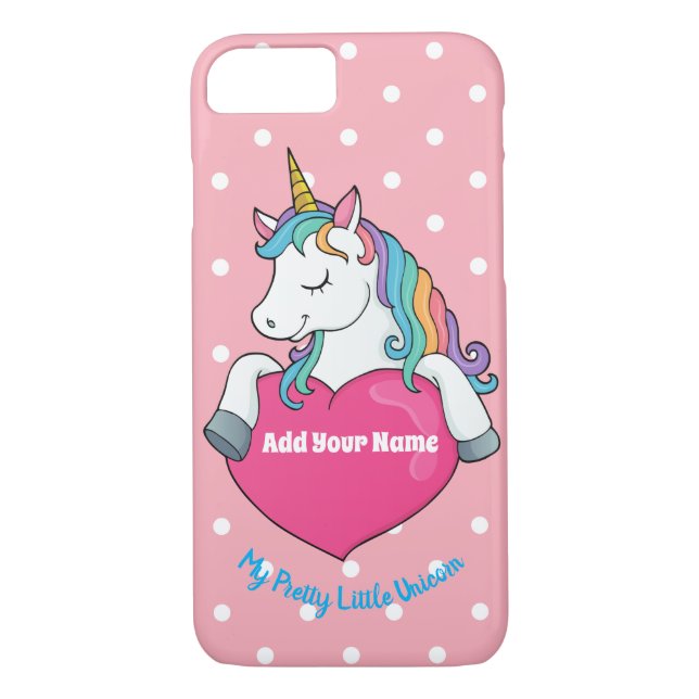 Mon jolie petite licorne Personnaliser coques ipho (Dos)