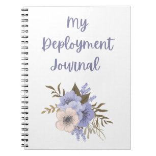 Mon Journal de déploiement avec des fleurs violett