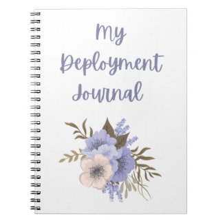 Mon Journal de déploiement avec des fleurs violett