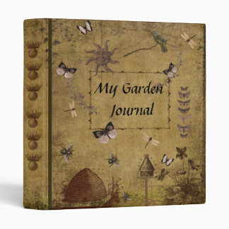 Mon Journal De Jardin - Style 3- Un Pouce Classeur