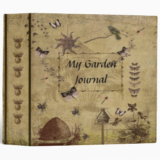Mon Journal De Jardin - Style 4- Classeur De Deux 