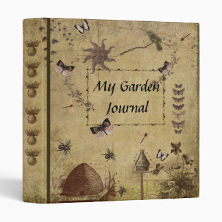 Mon Journal De Jardin - Style 4- Un Pouce Classeur
