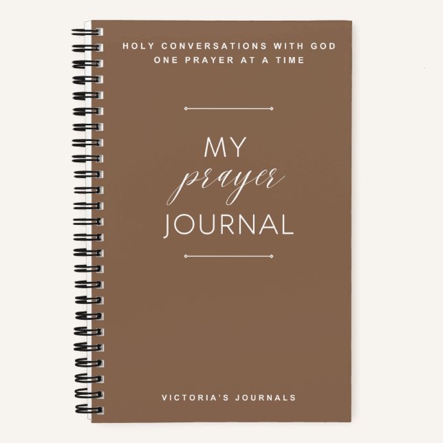Mon journal de prières (Recto)