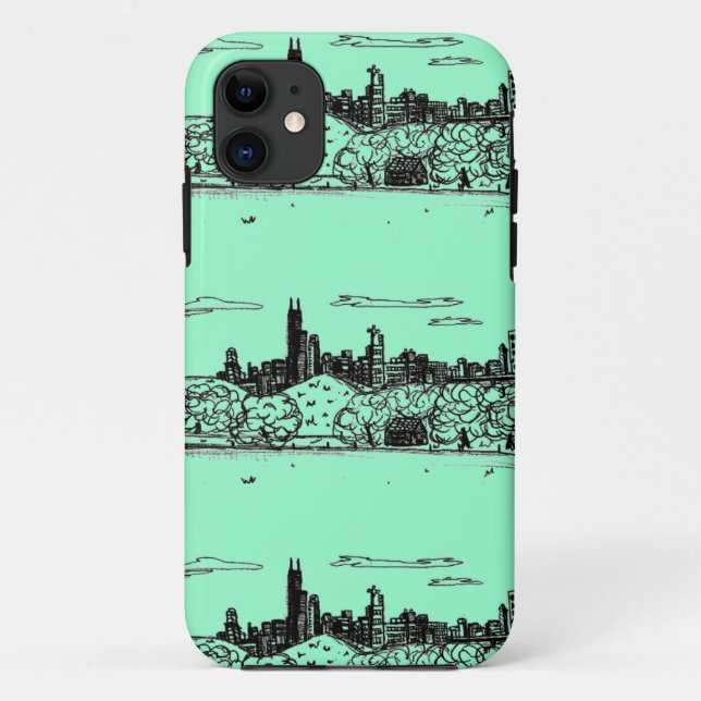 Mon Kinda Town iPhone 5 Coque (Dos)