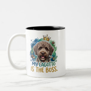 Mon Lagotto est le patron Mug à café drôle pour ch