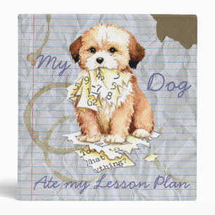 Mon Lhasa Apso a mangé mon plan de leçon Classeur