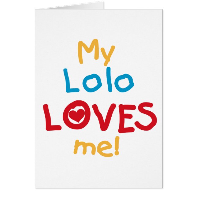 Mon Lolo m'aime T-shirts et cadeaux (Devant)